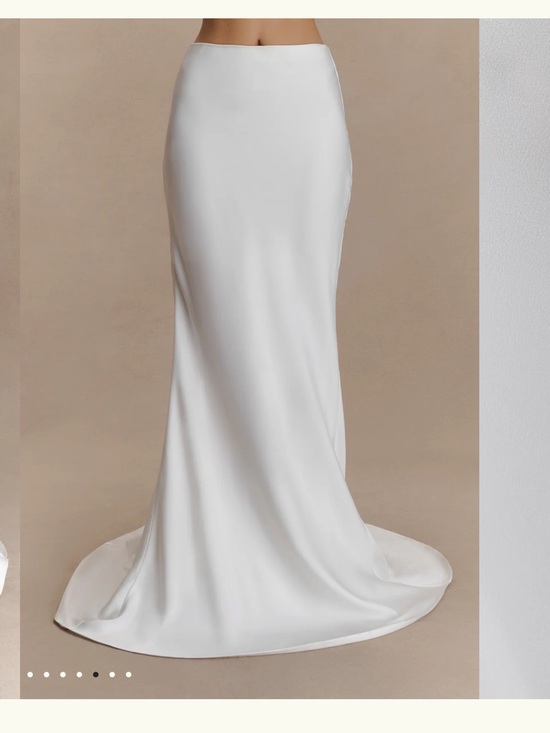 Meshki Dresses & Skirts - NWT - White Bridal Skirt With Train
